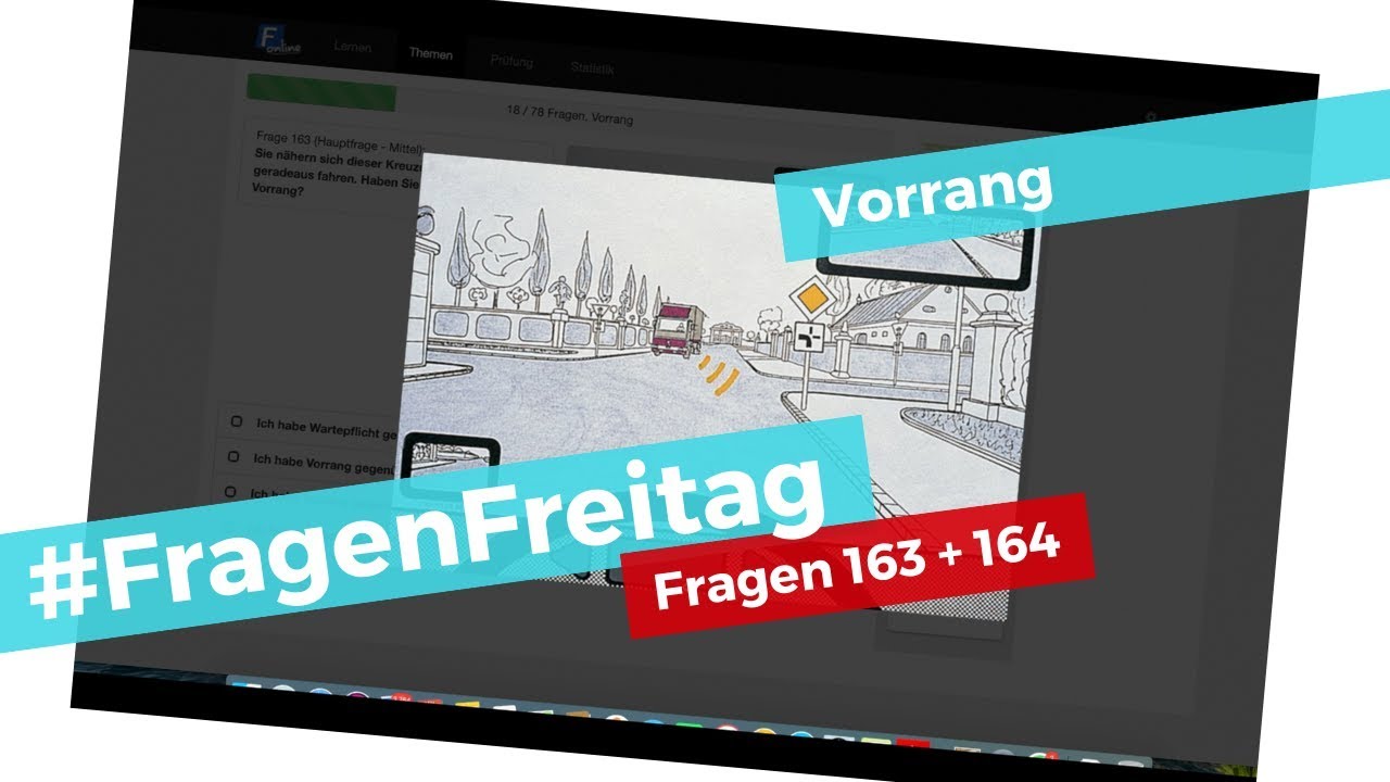 Video zu Frage: Warum haben Sie gegenüber einem Linkskommenden Vorrang?